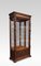 Carved Oak Display Cabinet 1