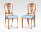 Georgian Revival Satinwood Side Chairs, Set of 4 2