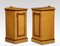 Figured Ash Bedside Cabinets, Set of 2 1