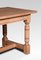 Limed Oak Plank Top Refectory Table, Image 4