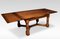 Large Oak Draw Leaf Refectory Table, Image 2