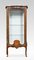 19th Century Kingwood and Marquetry Serpentine Vitrine 1