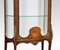 19th Century Kingwood and Marquetry Serpentine Vitrine 3