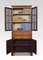 Walnut Narrow 2-Door Bookcase 3