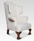Large Upholstered Wingback Armchair 2