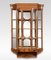 Large Painted Satinwood Wall Hanging Display Cabinet 1