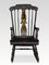 19th Century Ebonised and Gilt Painted Rocking Chair 4