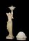 Art Deco Alabaster Figural Lampe 7