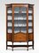 Mahogany Sheraton Revival Inlaid Display Cabinet, Image 1