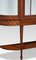 Mahogany Inlaid Bow Fronted Display Cabinet, Image 3