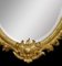 Rococo Revival Giltwood Oval Wall Mirror 4