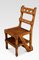 Gothic Revival Metamorphic Chair aus Eiche 5