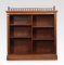 Mahogany Open Bookcase 4