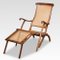 Walnut Framed Folding Steamer Deck Chair, Image 2