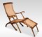 Walnut Framed Folding Steamer Deck Chair 1