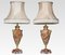 Lampade da tavolo a forma di vaso in marmo, set di 2, Immagine 1