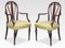 Fauteuils Hepplewhite Design en Acajou, Set de 2 1