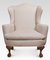 Georgian Style Wing Armchairs, Set of 2 2