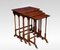 Mahogany Inlaid Nesting Tables, Set of 4 2