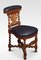 Smokers Carved Oak Chair 1