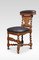 Smokers Carved Oak Chair 4