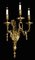Large Louis XVI Style 3-Branch Wall Lights, Set of 2 4