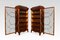 Large Mahogany Display Bookcases, Set of 2 3