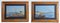 Framed Glazed Neapolitan Gouache Paintings, Set of 2 1