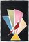 Natalia Roman, Art Deco Trophy, 2021, acrilico su carta acquerello, Immagine 1