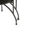 Contemporary Black Lacquered Iron Leatherette Chairs, Italy, 1980, Set of 4 6
