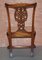 Solid Hardwood Dining Chairs with Claw & Ball Feet in the Style of Thomas Chippendale, Set of 8, Image 12
