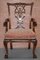Solid Hardwood Dining Chairs with Claw & Ball Feet in the Style of Thomas Chippendale, Set of 8, Image 16