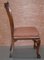 Solid Hardwood Dining Chairs with Claw & Ball Feet in the Style of Thomas Chippendale, Set of 8 10