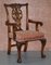 Solid Hardwood Dining Chairs with Claw & Ball Feet in the Style of Thomas Chippendale, Set of 8 15