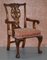 Solid Hardwood Dining Chairs with Claw & Ball Feet in the Style of Thomas Chippendale, Set of 8, Image 15