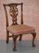 Solid Hardwood Dining Chairs with Claw & Ball Feet in the Style of Thomas Chippendale, Set of 8 3