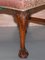 Sedie da pranzo in legno massiccio con artigli e piedi sferici nello stile di Thomas Chippendale, set di 8, Immagine 8