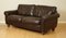 Brown Heritage Saddle Leather Madison 2-Seat Sofa, Image 4