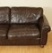 Brown Heritage Saddle Leather Madison 2-Seat Sofa 7