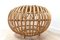 Mid-Century Cane Wicker Ottoman by Franco Albini, Image 1