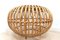 Mid-Century Cane Wicker Ottoman by Franco Albini 5