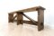 Antique Rustic Country House Hall Oak Bench 8