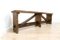 Antique Rustic Country House Hall Oak Bench 6