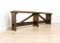 Antique Rustic Country House Hall Oak Bench, Image 4