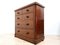 Antique Victorian Mahogany Chest of Drawers Dresser 5