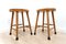 Mid-Century Oak Lab Stools, Image 7