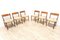 Mid-Century Kontiki Dining Chairs in Teak by Yngve Ekstrom, Set of 6, Image 4