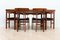 Mid-Century Danish Teak Dining Table & Chairs by Bernhard Pedersen for France & Son, Set of 7 8