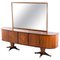 Mid-Century Italian Sideboard with Mirror by Paolo Buffa, 1950s 1