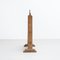 Spanischer Hachero Kerzenhalter aus hellem Holz, 1930er 9